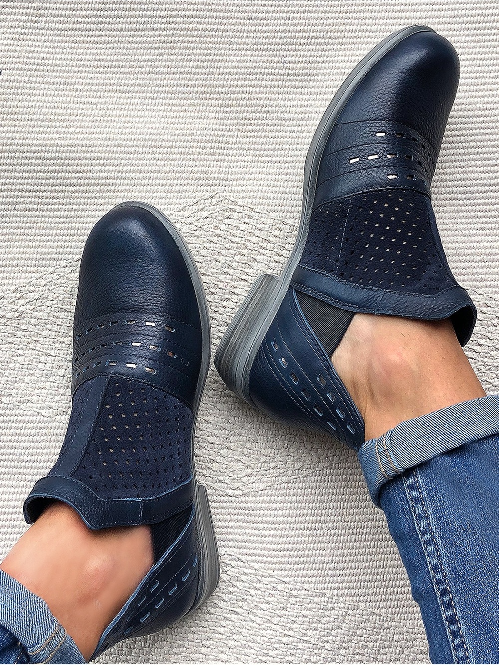 Naot Rivotra Navy Ankle Boots